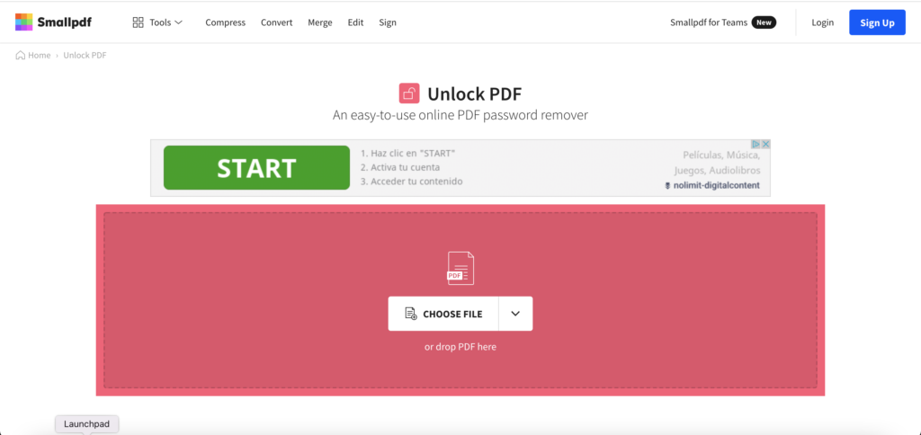 smallpdf.com unlock-pdf